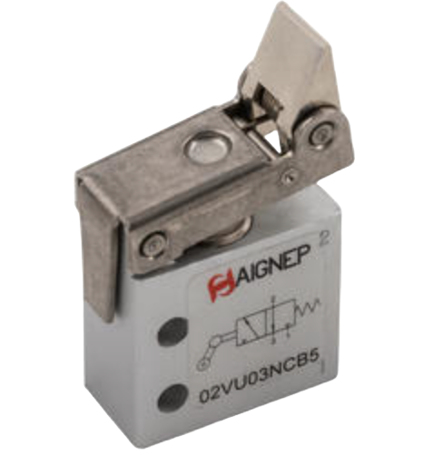 Aignep Uni-Directional Roller Micro Valve - Metric 02VU