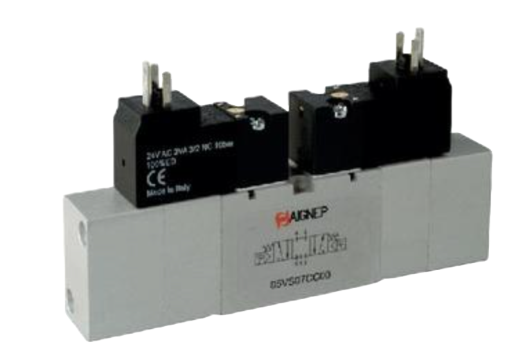 Aignep 18 mm Solenoid Pilot Valves - VDMA - Metric 05VS