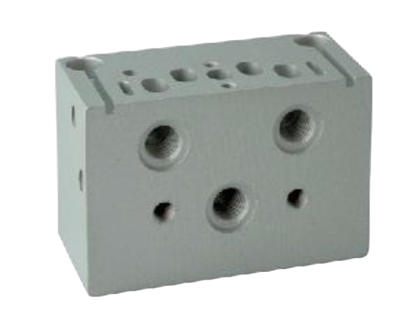 Aignep Front Manifold End Plate - Metric 05VB1