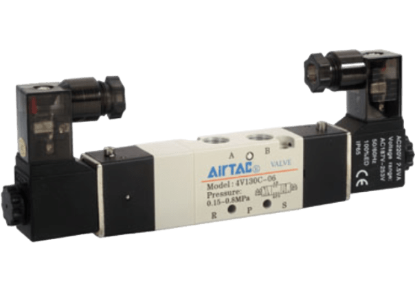 Airtac 4V100 Series Solenoid Valve (5/2 Way, 5/3 Way Direct)
