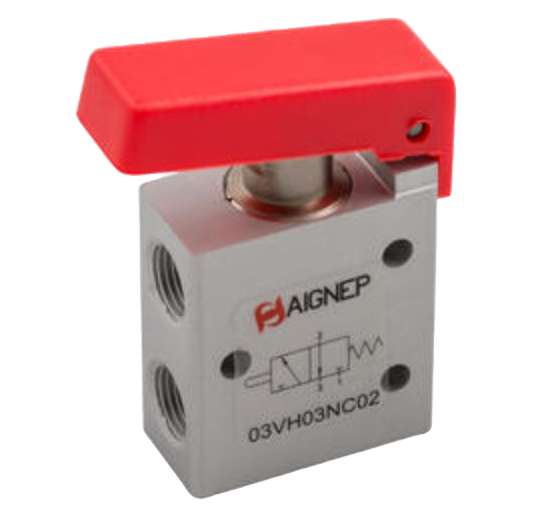 Aignep Lever Operated - Spring Return - Metric 03VH